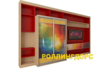Встроенный нестандартный шкаф