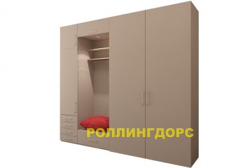 Встроенный шкаф в узкую прихожую