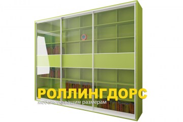 Встроенный шкаф-купе-библиотека