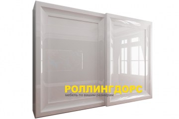 Шкаф-купе класса элит в белом глянце