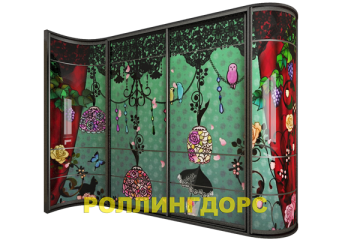 Детский радиусный шкаф «Витраж»