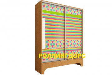 Встраиваемый детский шкаф-купе на ножках
